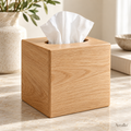 Aveallo™ Cube Wood Tissue Box Cover