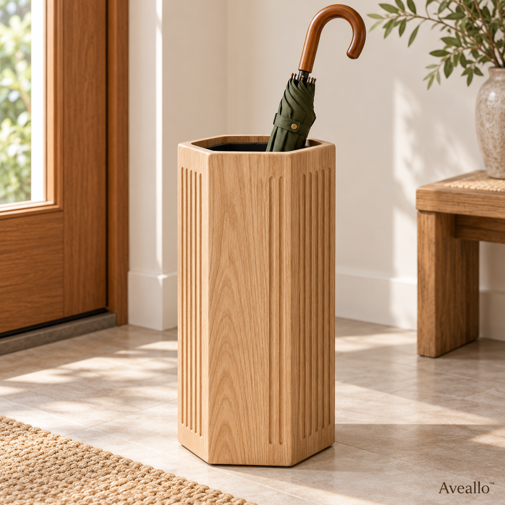 Aveallo™ Sculpted Wood Umbrella Stand
