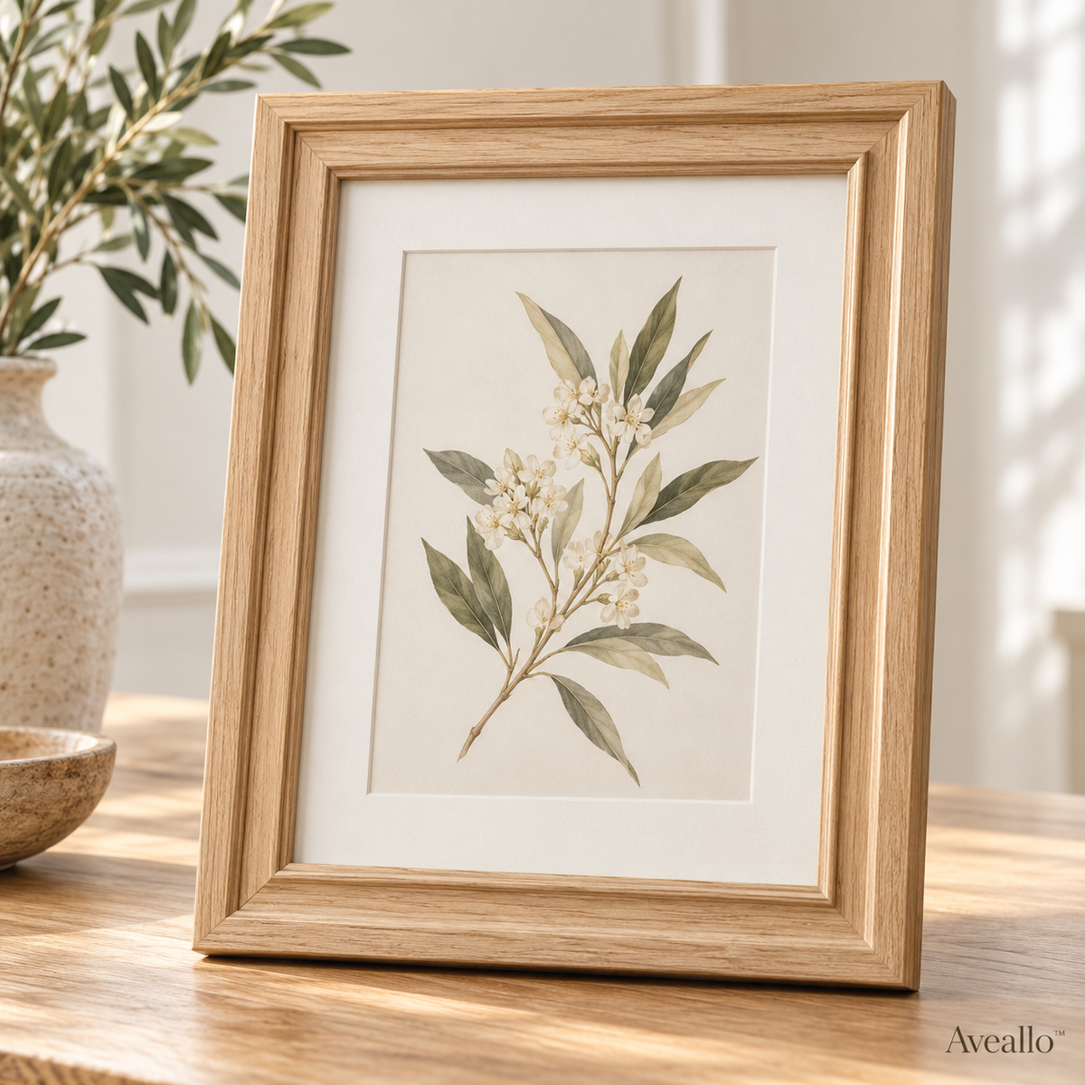 Aveallo™ Stepped-Edge Wood Photo Frame
