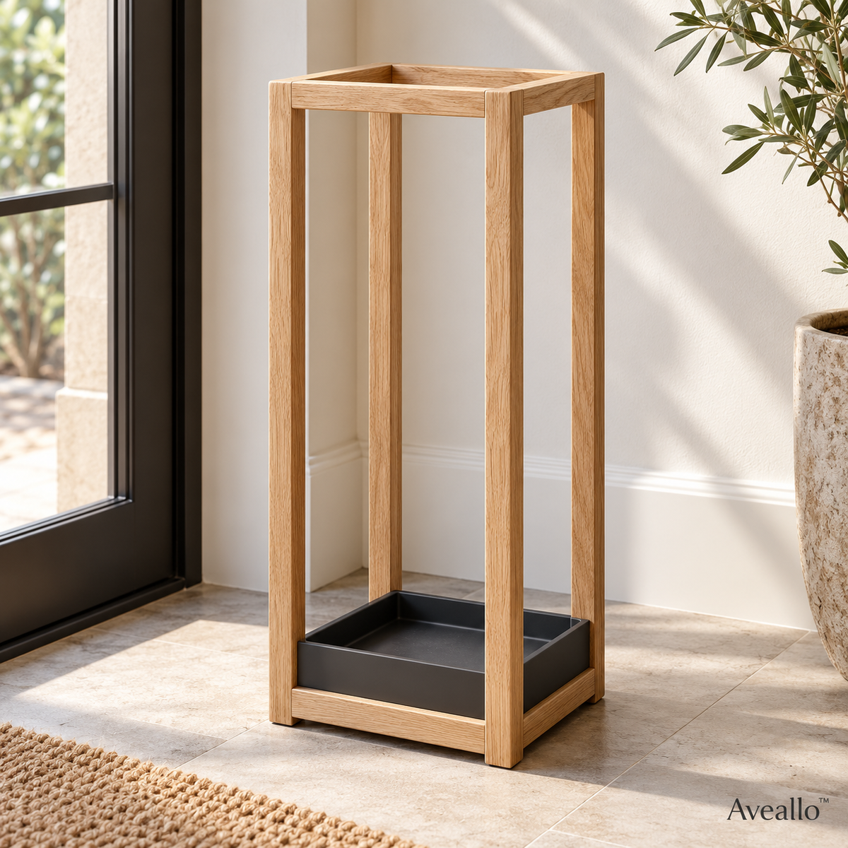 Aveallo™ Open-Frame Wood Umbrella Stand