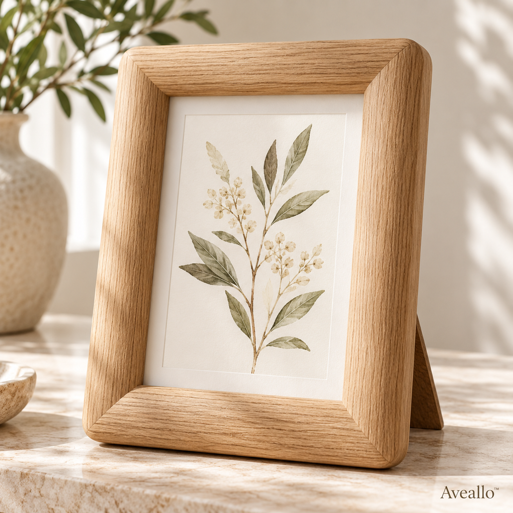 Aveallo™ Rounded-Profile Wood Photo Frame