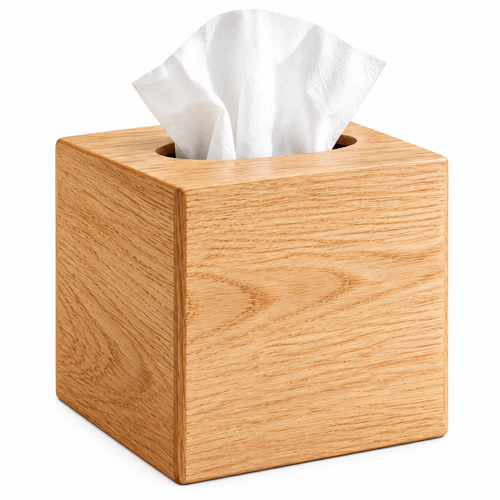 Aveallo™ Cube Wood Tissue Box Cover