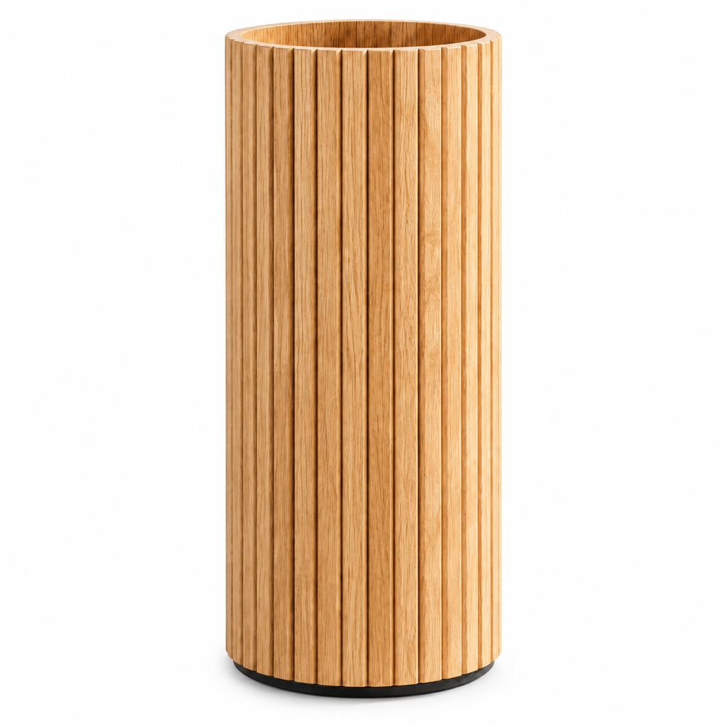 Aveallo™ Fluted Wood Umbrella Stand