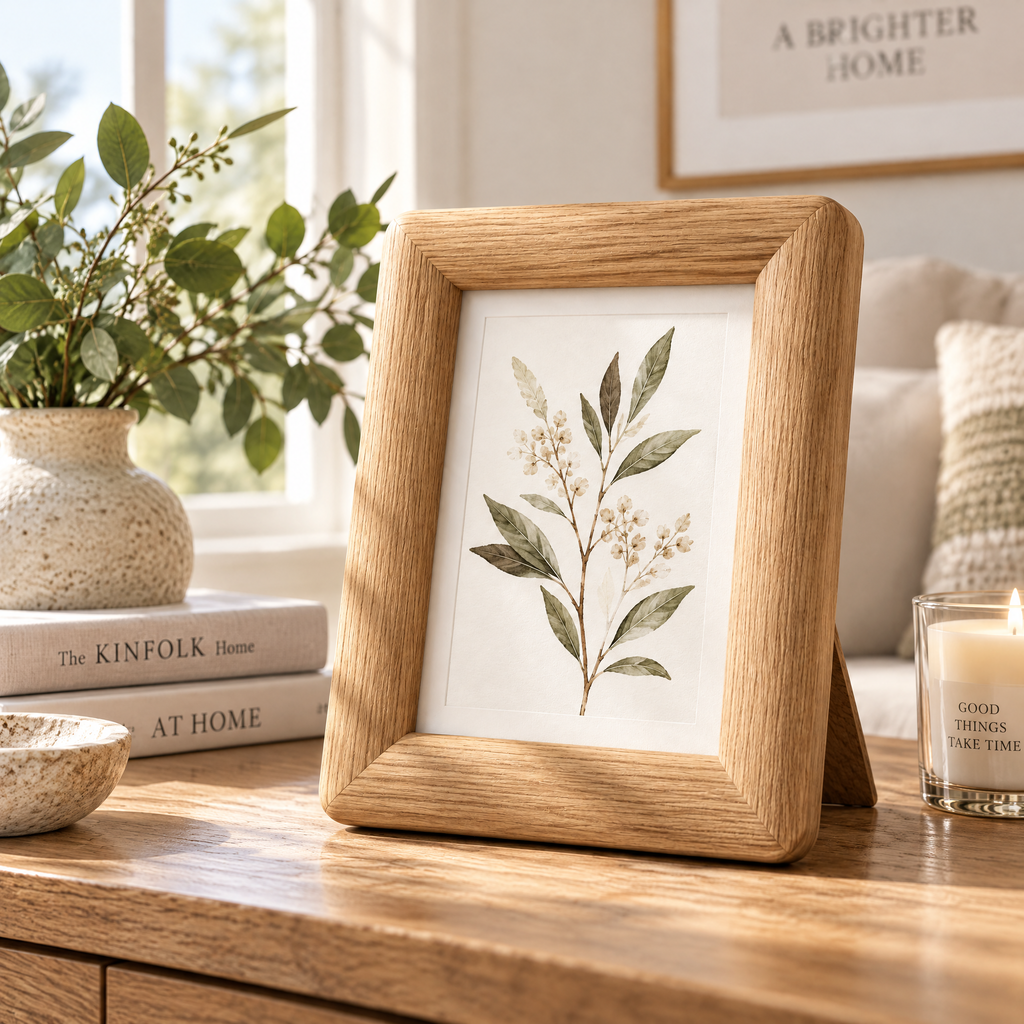Aveallo™ Rounded-Profile Wood Photo Frame