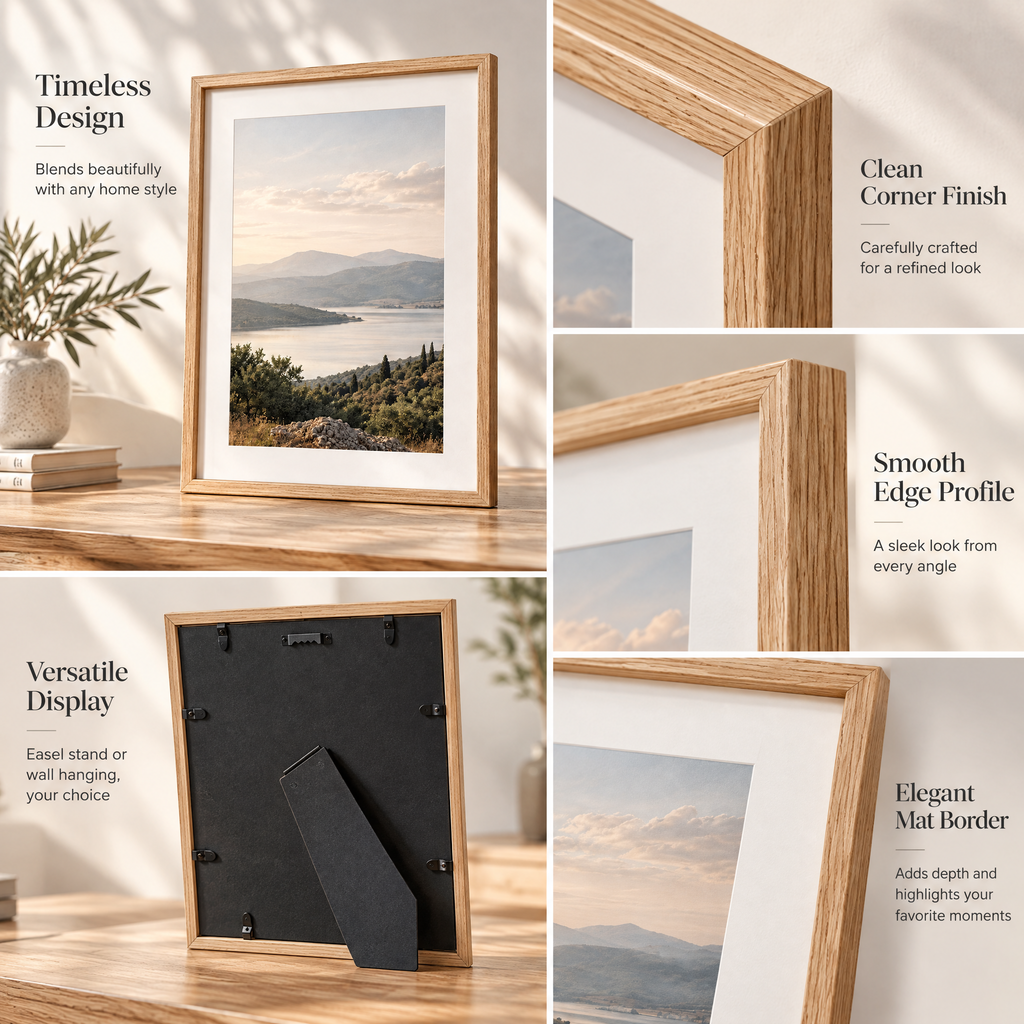 Aveallo™ Slim Wood Photo Frame