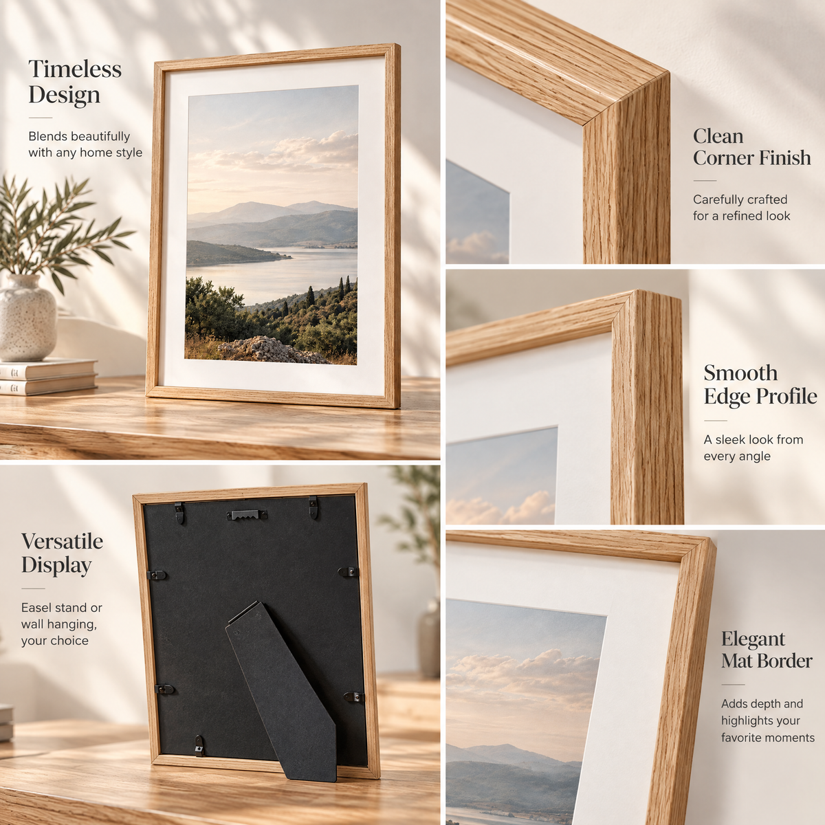 Aveallo™ Slim Wood Photo Frame