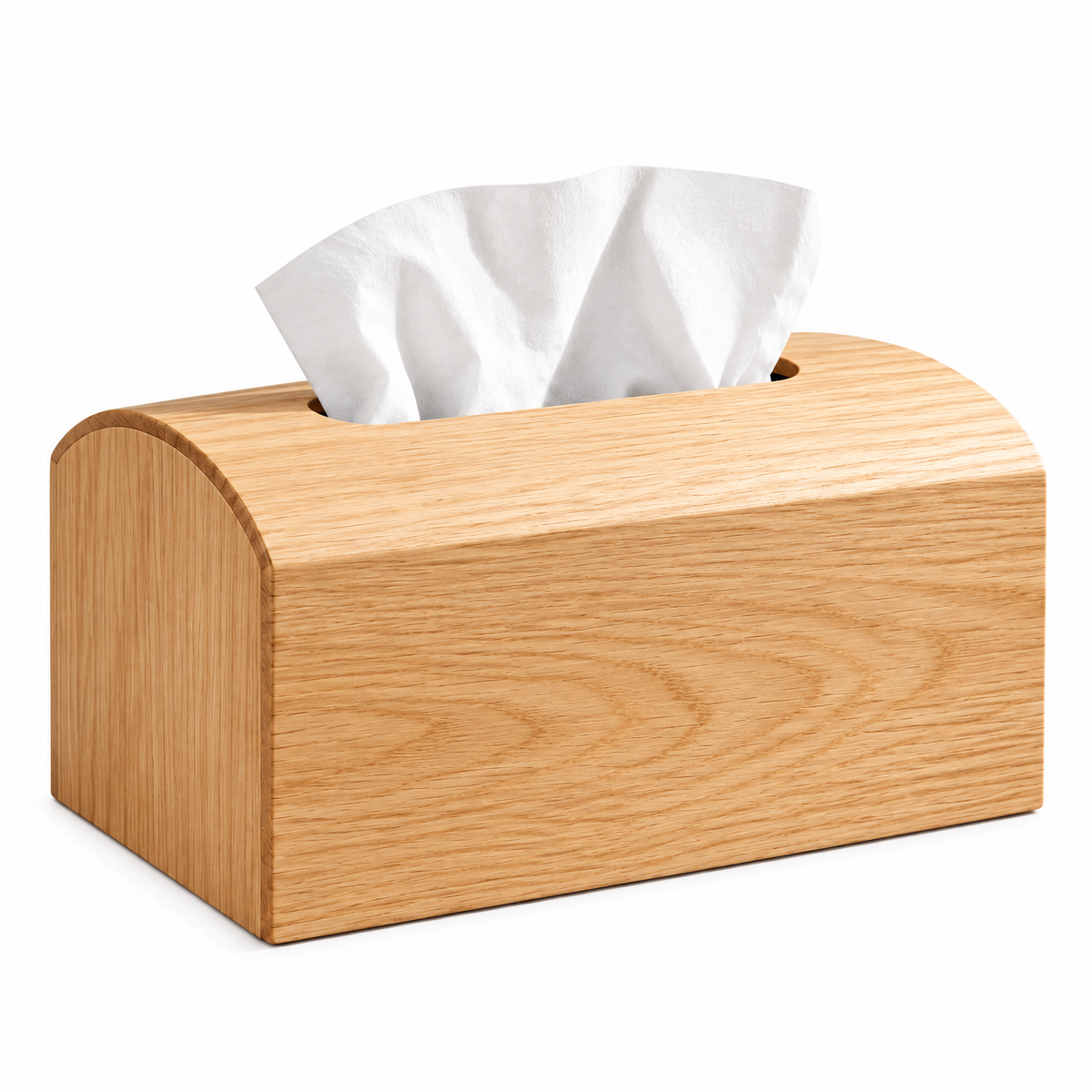 Aveallo™ Arch-Top Wood Tissue Box Cover